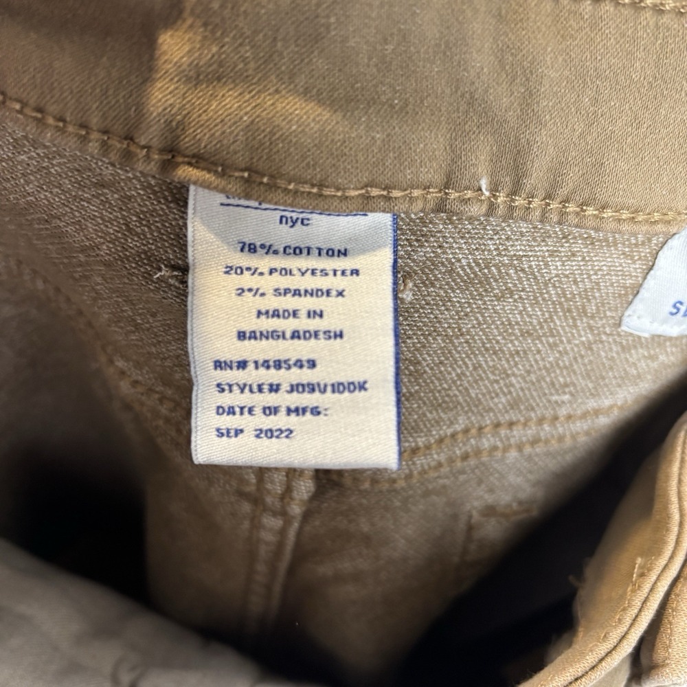 The Perfect Jean Mens 34x30 Khaki Tan Slim Fit 5 Pocket Stretch - Picture 5 of 7